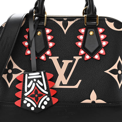 Louis Vuitton Empreinte Monogram Giant Crafty Alma PM Black Creme 7 of 9