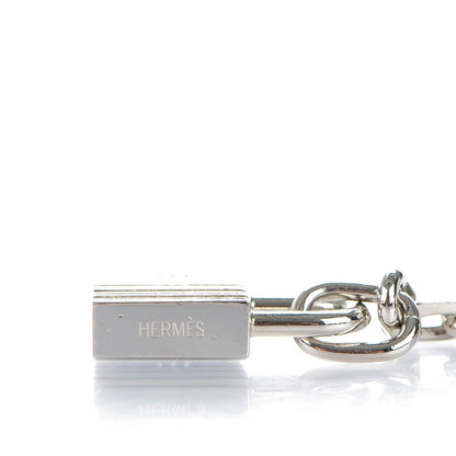 Hermes Palladium Breloque Bag Charm Silver 3 of 4