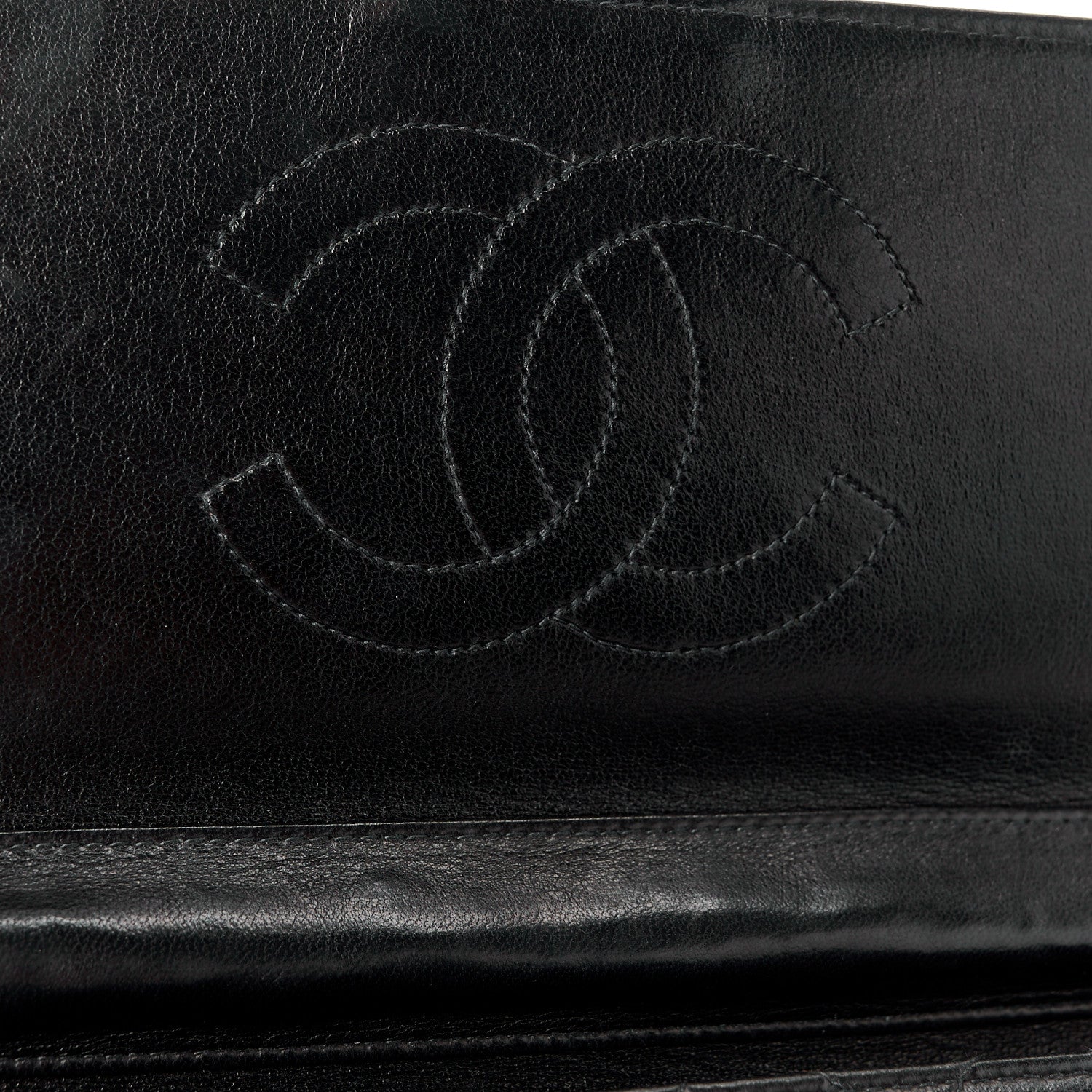 Chanel Lambskin Quilted Medium Single Flap Black 7 of 12