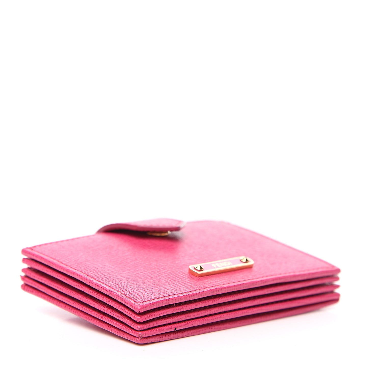 Vitello Elite Gusseted Card Holder Ciclamino