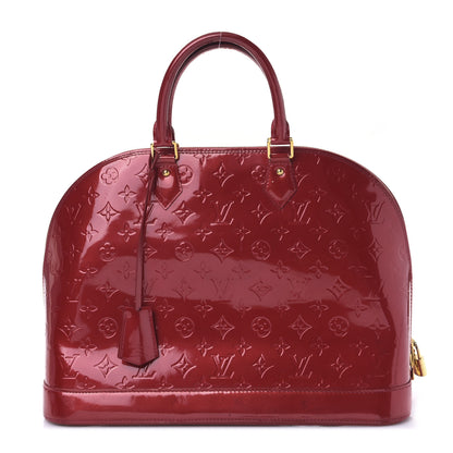 Louis Vuitton Vernis Alma MM Pomme D'Amour 1 of 8