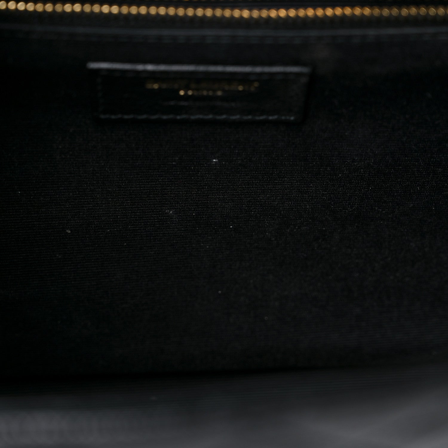 Saint Laurent Grain De Poudre Textured Mixed Matelasse Large Triquilt Monogram Satchel Black 12 of 14