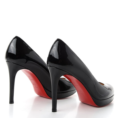 Christian Louboutin Patent New Simple 100 Pumps 35 Black 4 of 9