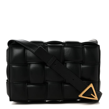 Bottega Veneta Nappa Maxi Intreccio Padded Cassette Crossbody Bag Black 1 of 9