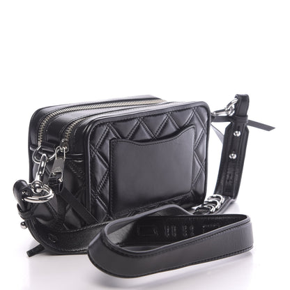 Marc Jacobs Natural Grain Calfskin Quilted The Softshot 21 Bag Black 3 of 13