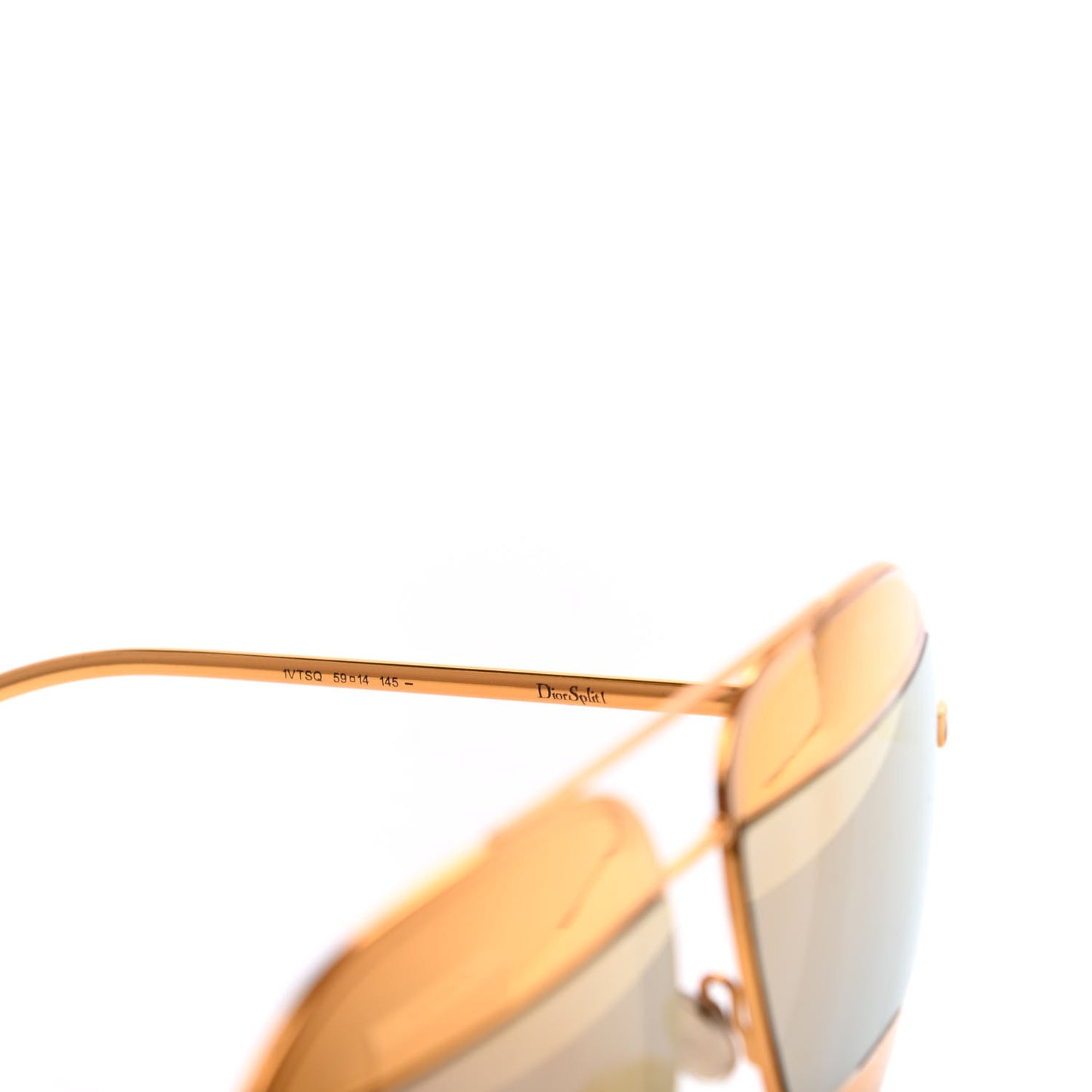 Split 1 Aviator Sunglasses Gold