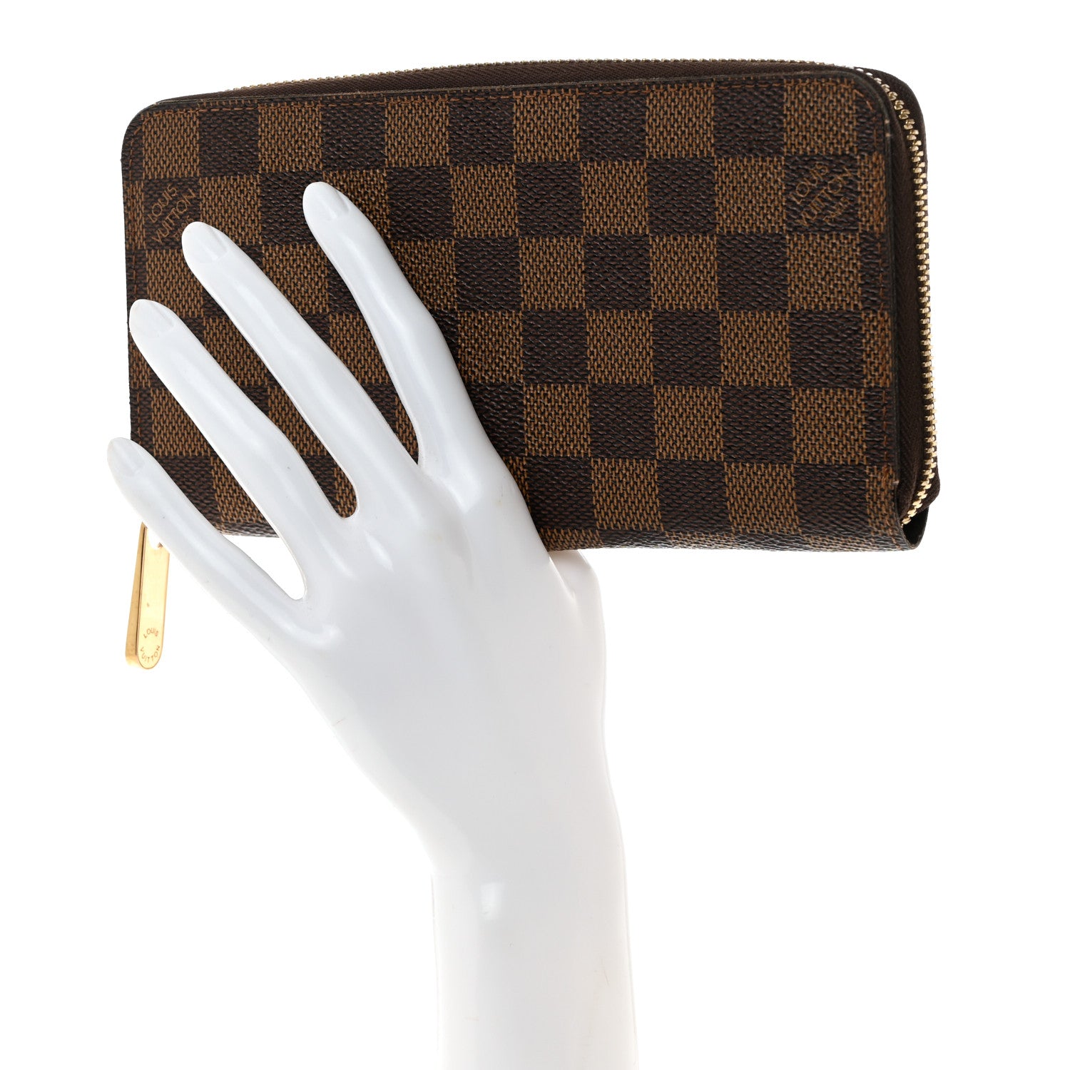 Louis Vuitton Damier Ebene Zippy Wallet 2 of 7