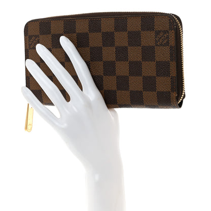 Louis Vuitton Damier Ebene Zippy Wallet 2 of 7