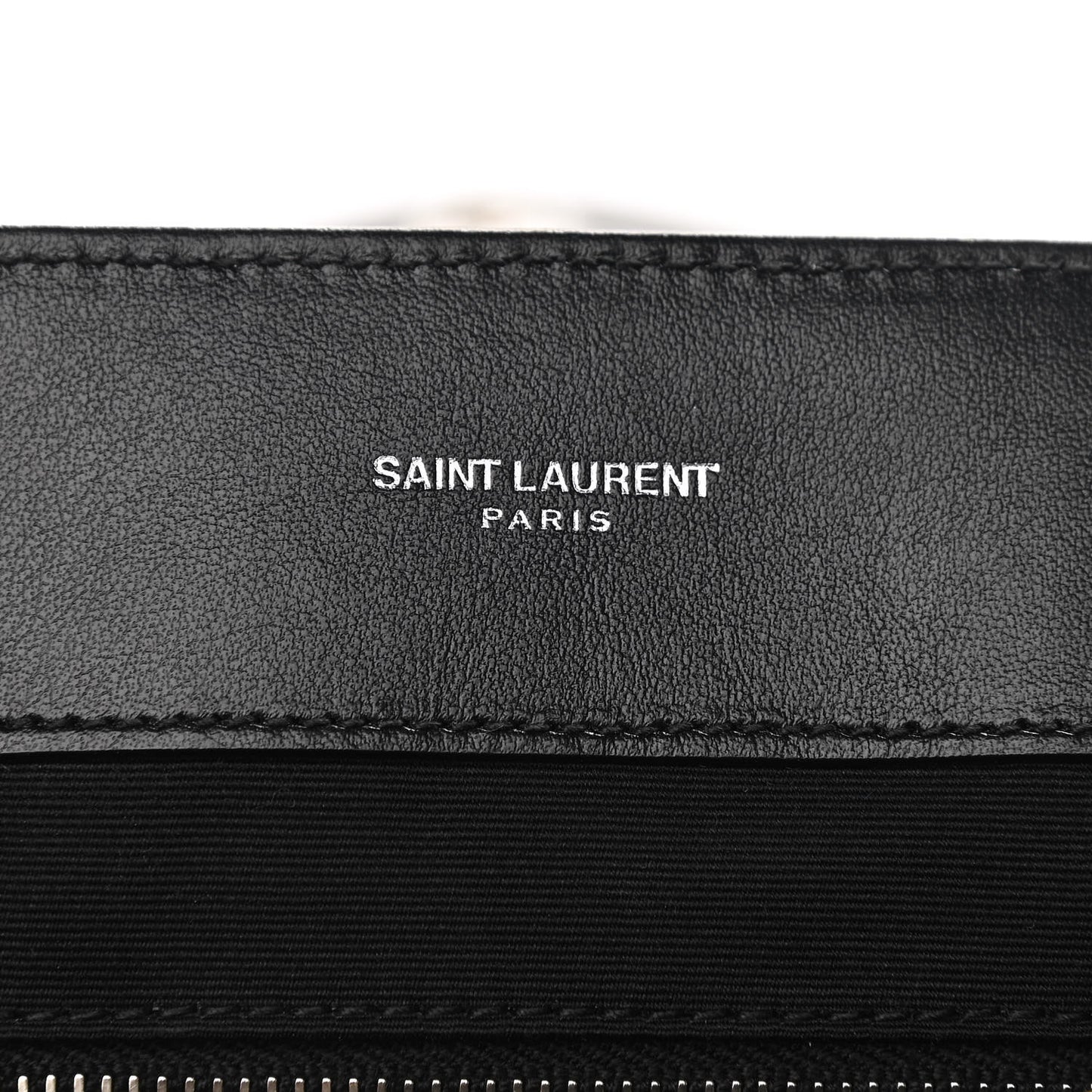 Calfskin Y Quilted Monogram Large Loulou Chain Satchel Black