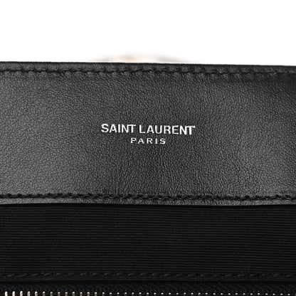 Saint Laurent Calfskin Y Quilted Monogram Large Loulou Chain Satchel Black 6 of 11