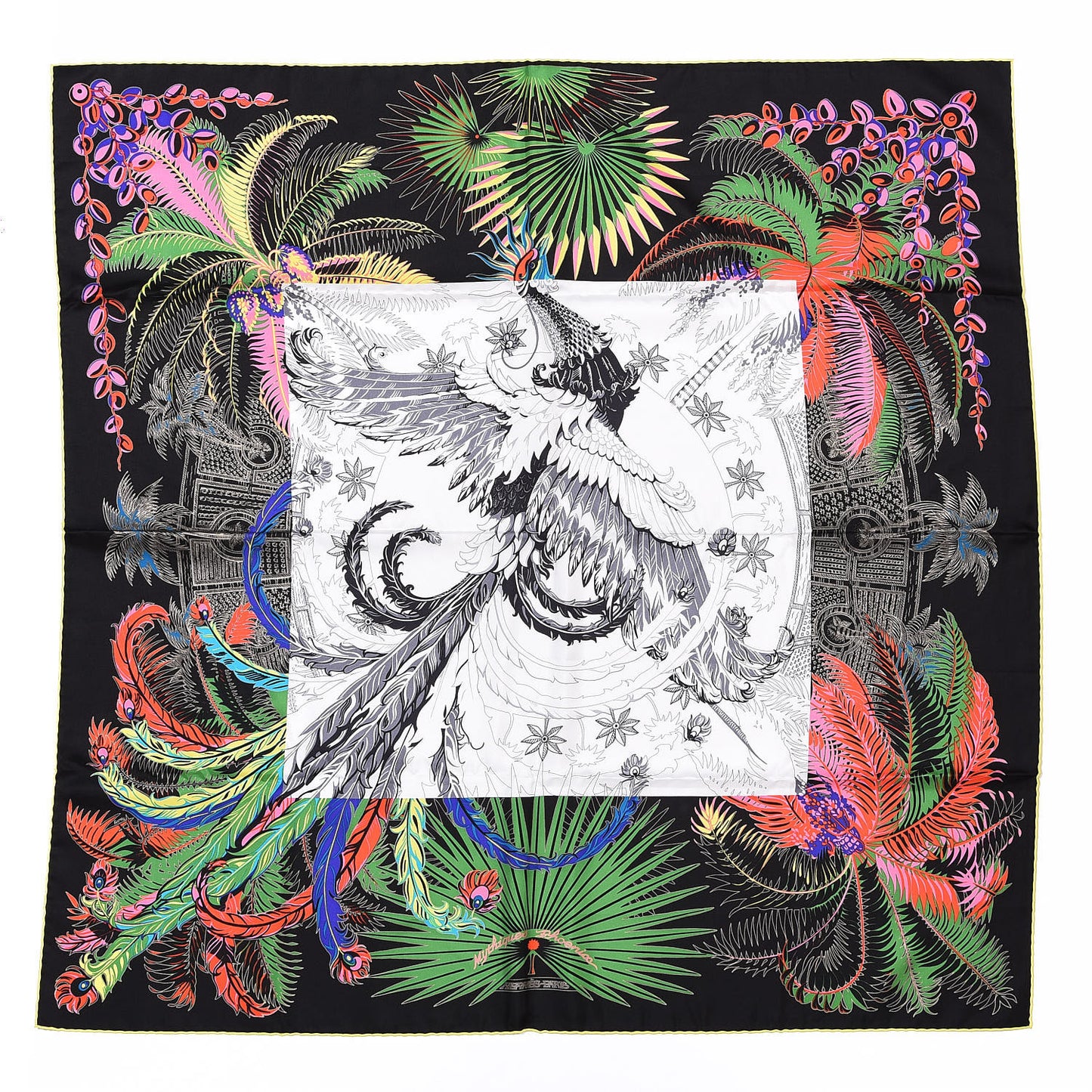 Silk Mythiques Phoenix Coloriage Scarf 90