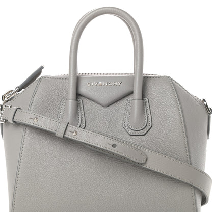 Givenchy Sugar Goatskin Mini Antigona Pearl Grey 8 of 11