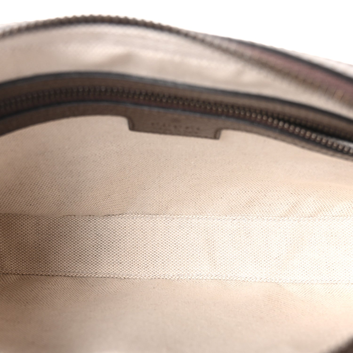 Gucci GG Supreme Monogram Textured Dollar Calfskin Web Ophidia Wristlet Shoulder Bag Beige Ebony New Acero 4 of 9