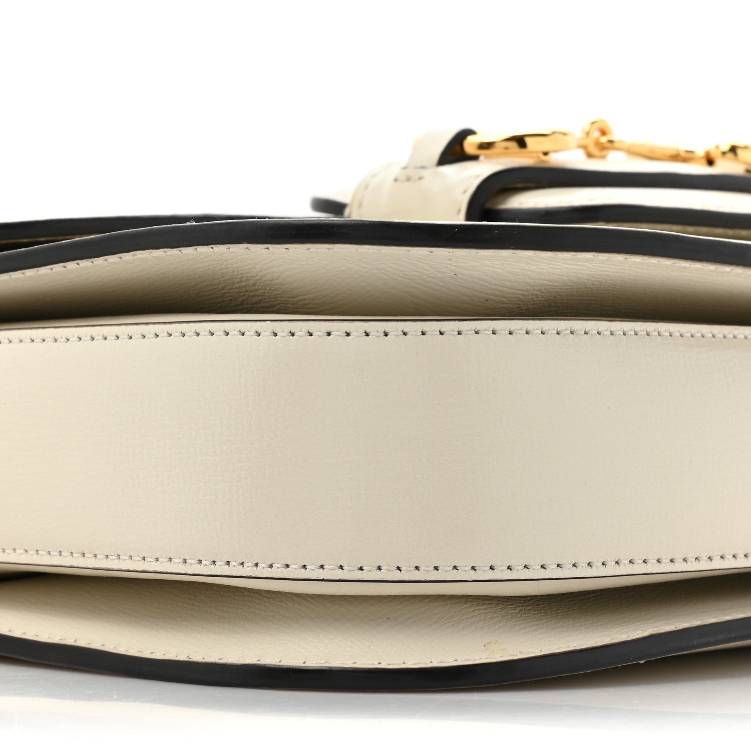 Gucci Azalea Calfskin Horsebit 1955 Shoulder Bag Mystic White 10 of 14