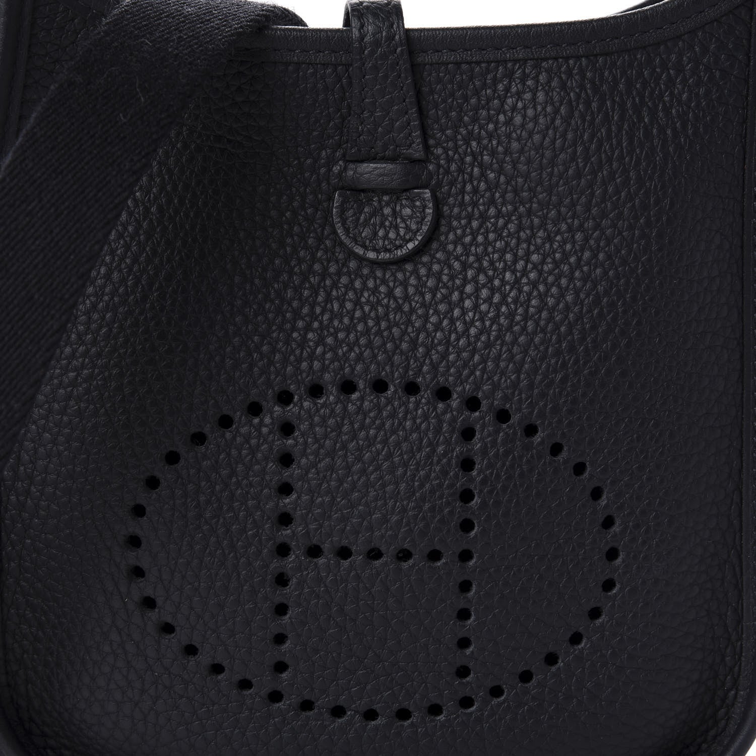 Hermes Taurillon Clemence Evelyne TPM Black 9 of 10