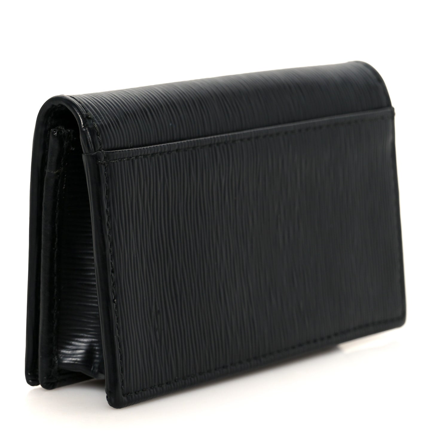 Vitello Move Triangle Logo Card Holder Black