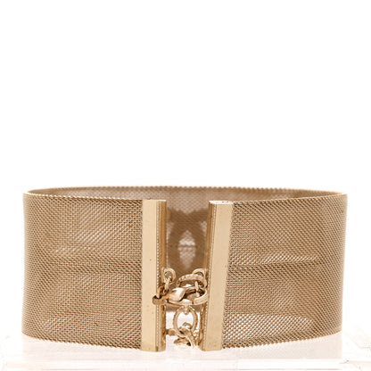 Chanel Mesh CC Choker Necklace Gold 3 of 6