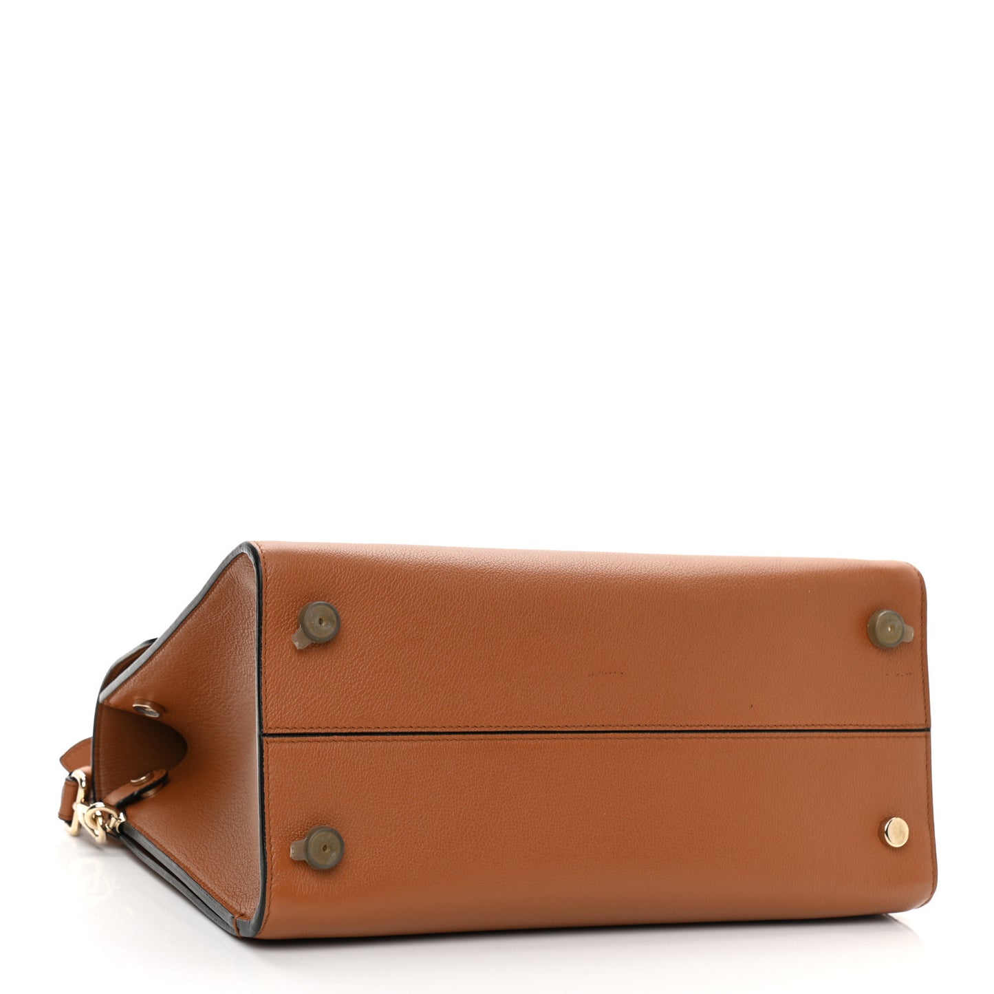 Smooth Calfskin Medium Diorever Flap Brown