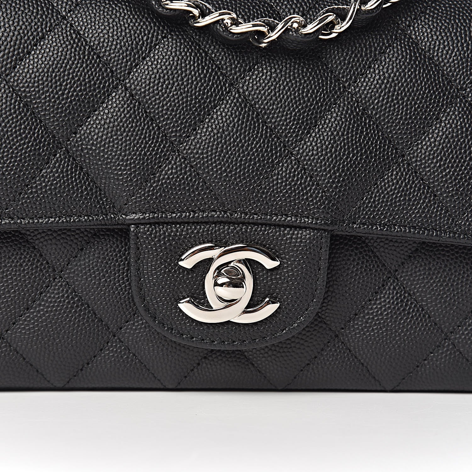 Chanel Caviar Quilted Mini Rectangular Flap Black 8 of 11