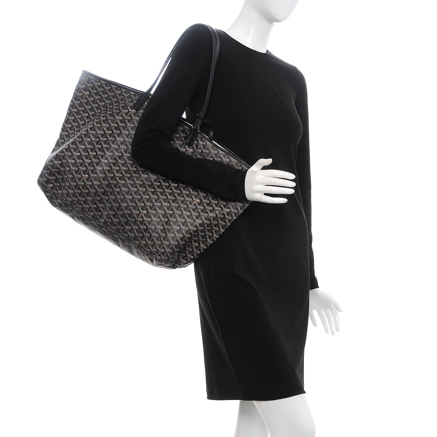 Goyard Goyardine Saint Louis GM Black 2 of 15