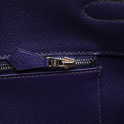 Hermes Togo Horseshoe Birkin 40 Indigo Iris 9 of 23