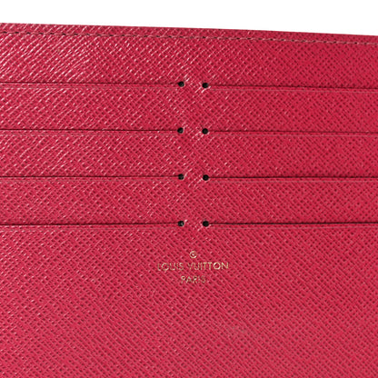 Louis Vuitton Calfskin Felicie Card Holder Insert Fuchsia 6 of 6