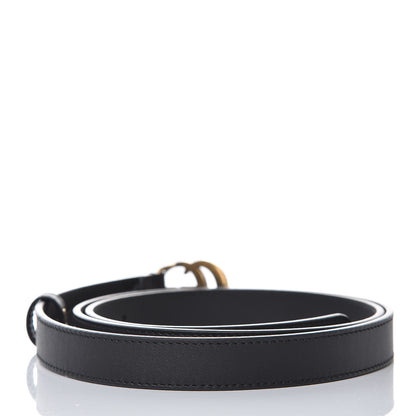 Gucci Calfskin Double G 20mm Belt 100 40 Black 3 of 6