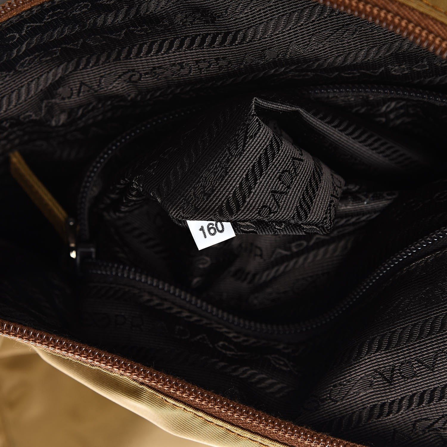Prada Nylon Vela Sport Flat Messenger Bag Tabacco 7 of 9