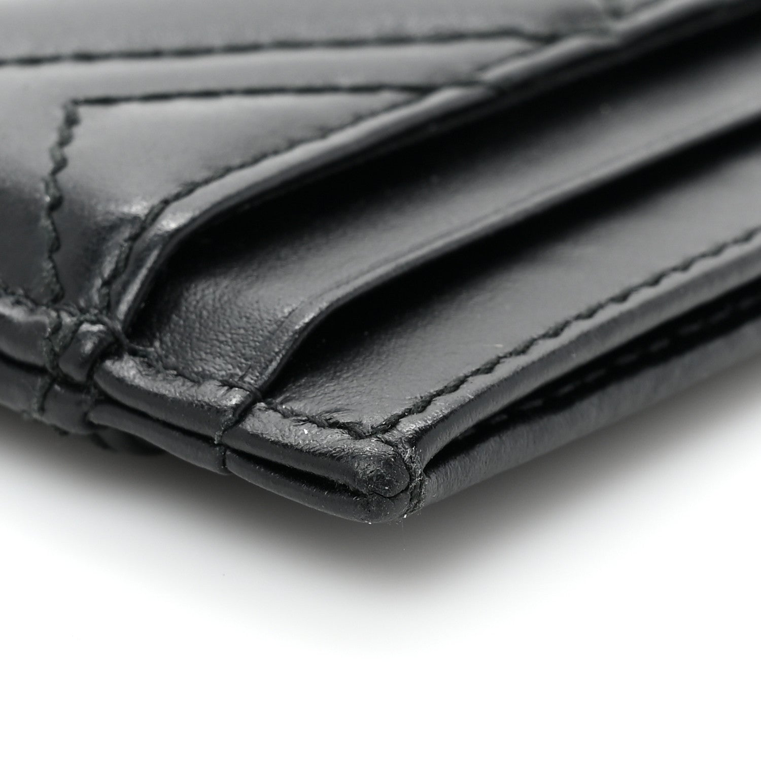 Gucci Calfskin Matelasse GG Marmont Card Holder Black 10 of 10