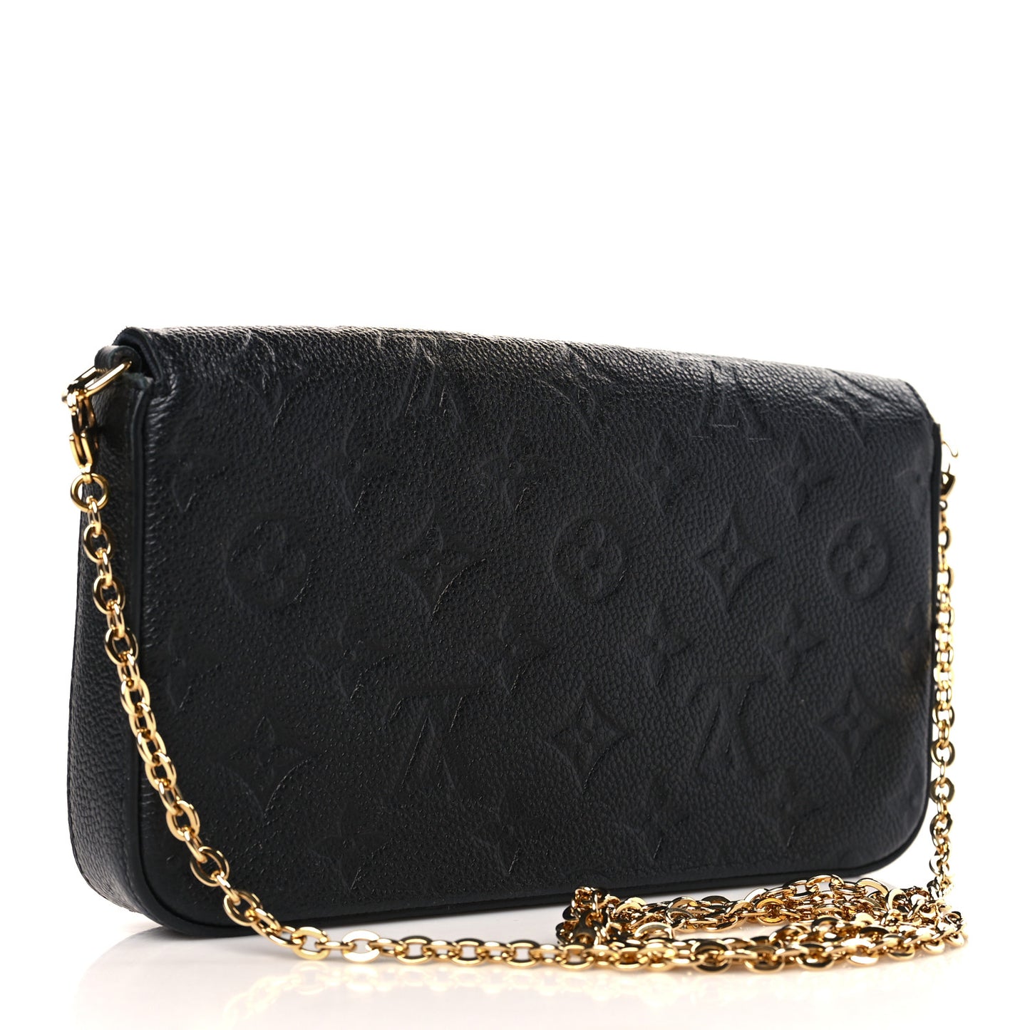 Empreinte Pochette Felicie Chain Wallet Black