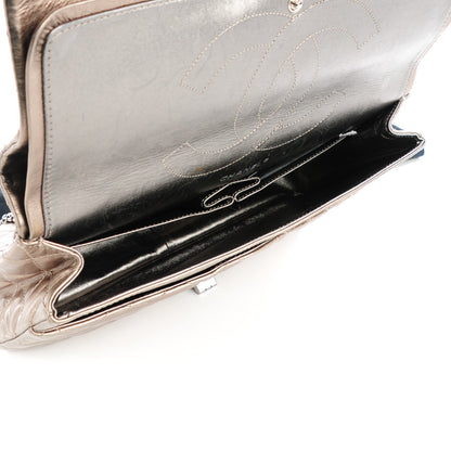 Chanel Metallic Aged Calfskin Quilted 2.55 Reissue 227 Flap Light Gold 7 of 8