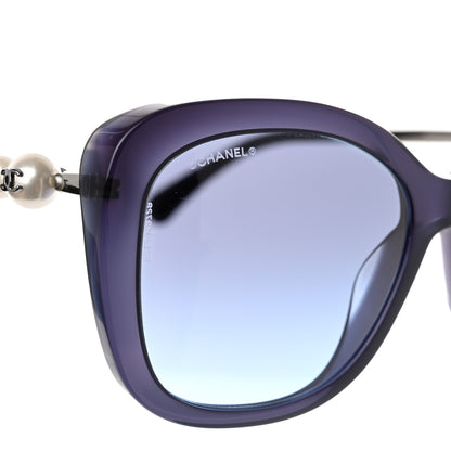 Chanel Acetate Pearl Winter Butterfly Sunglasses 5338-H-A Blue 8 of 8