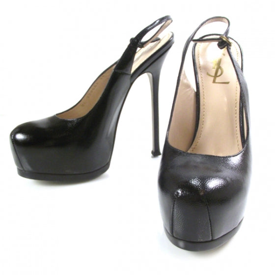 Saint Laurent Tribtoo Platform Slingbacks 39 1 of 8