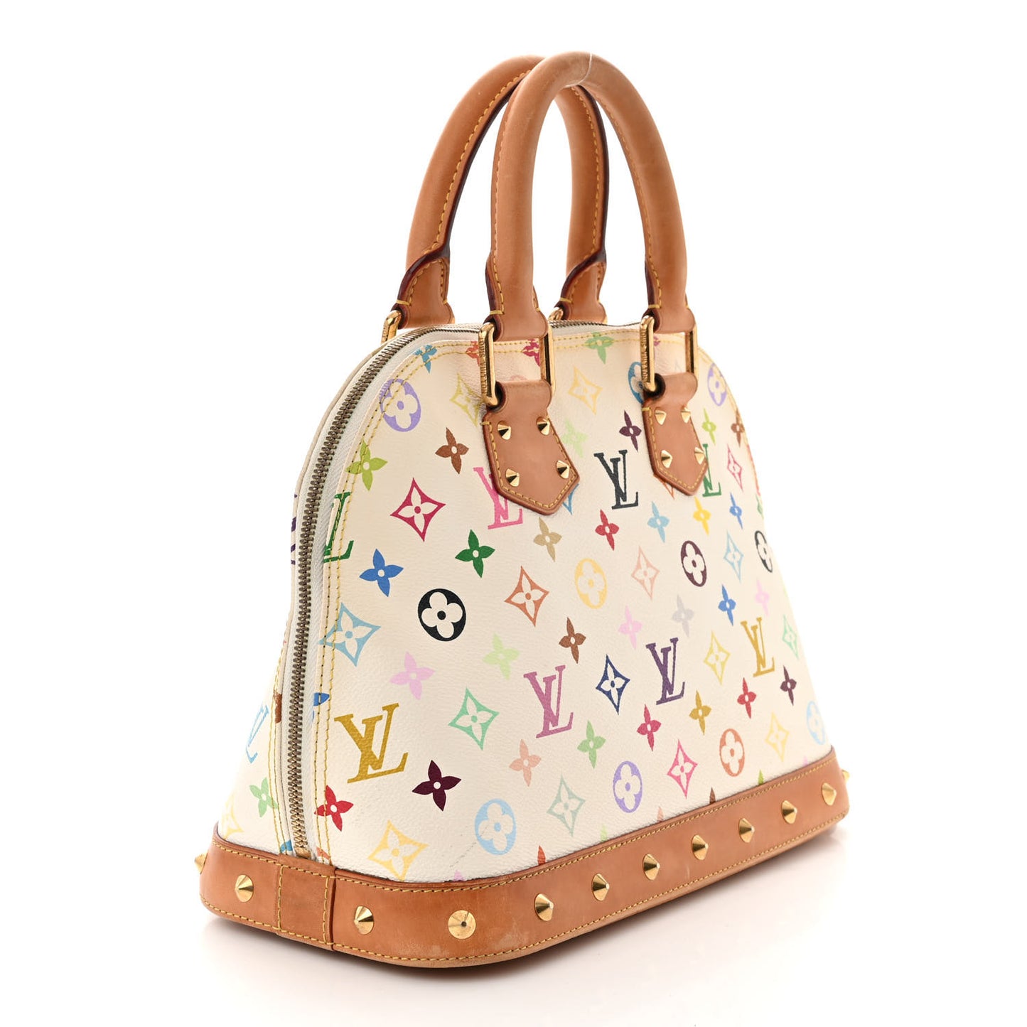 Monogram Multicolor Alma PM White