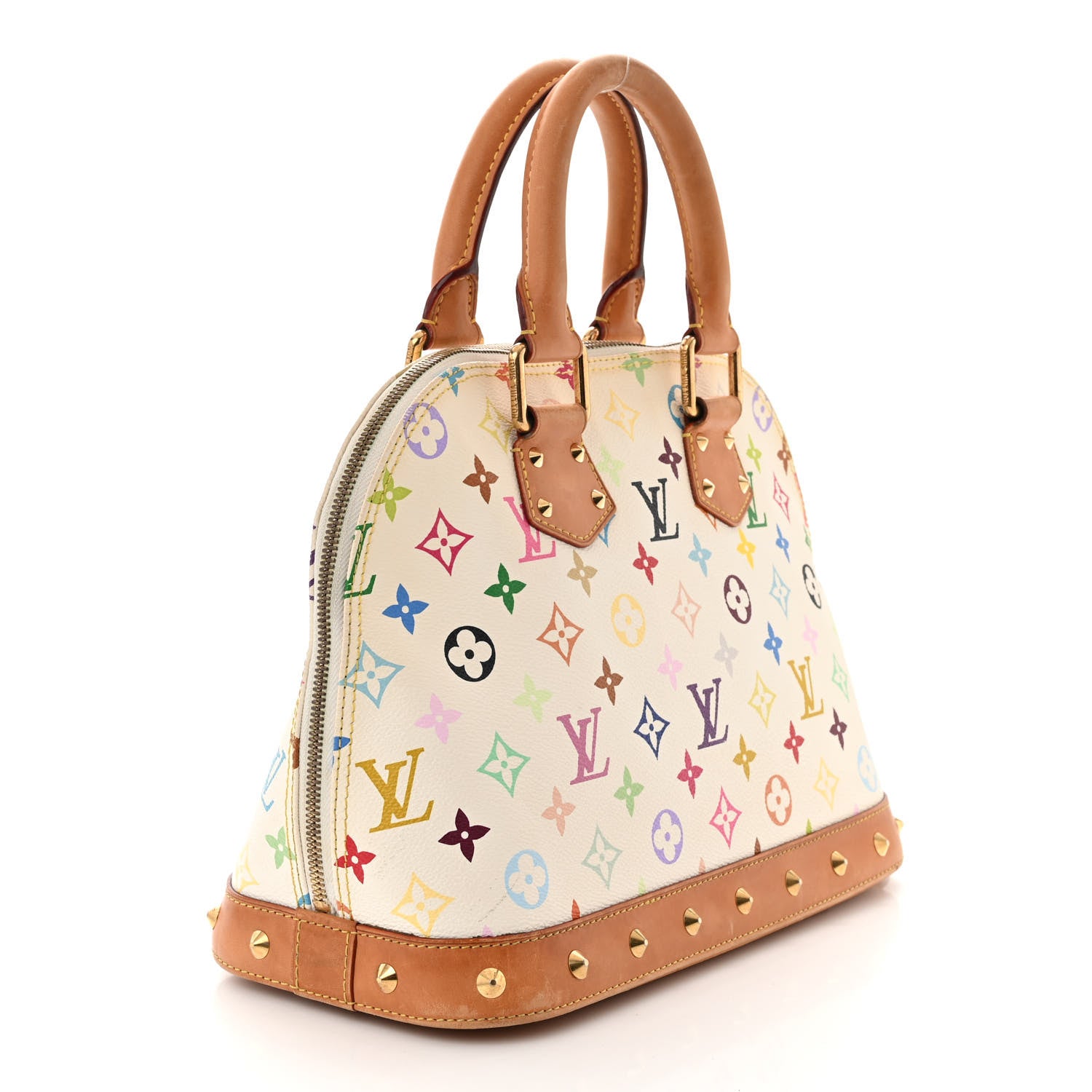 Louis Vuitton Monogram Multicolor Alma PM White 3 of 11