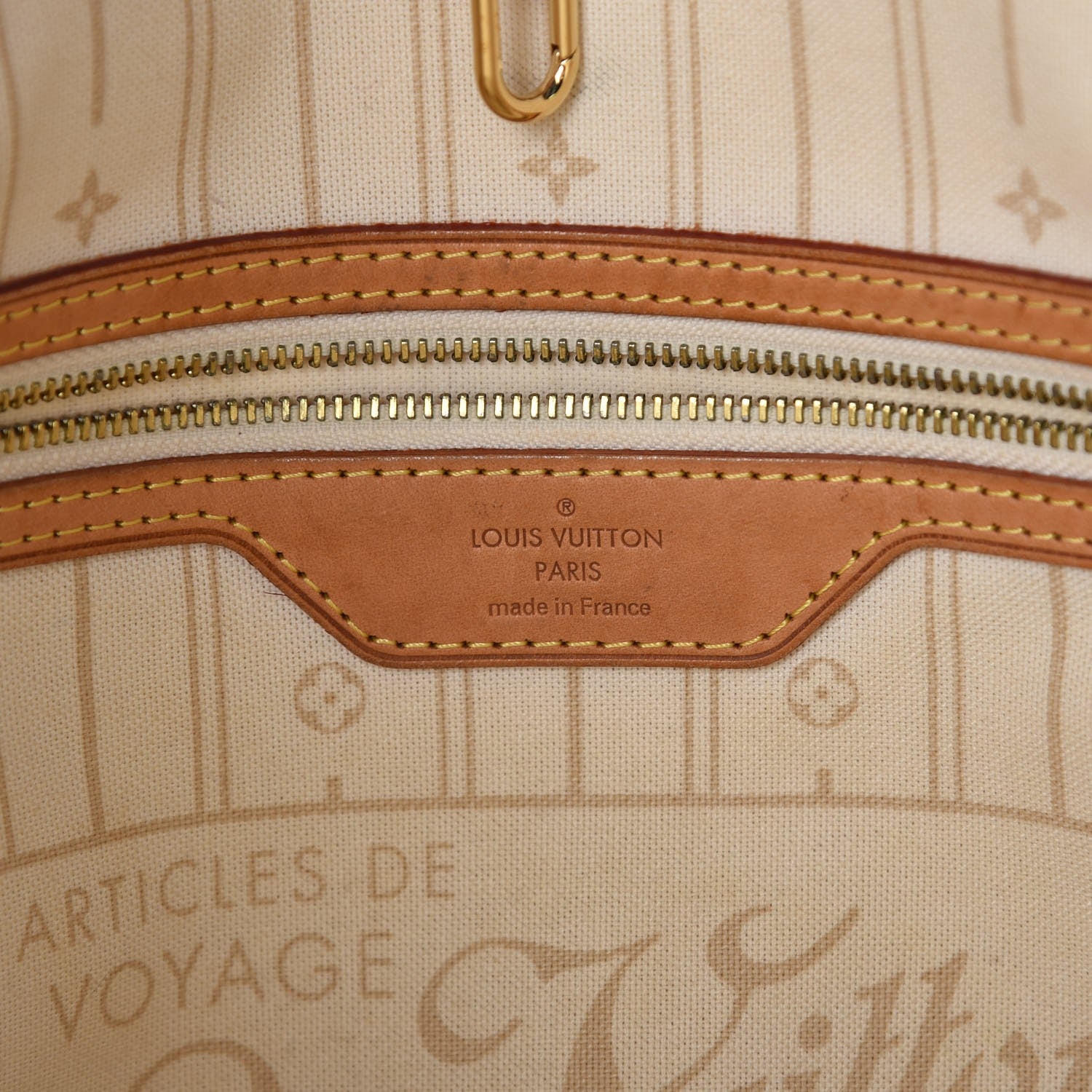 Louis Vuitton Damier Azur Neverfull MM 7 of 20