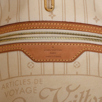 Louis Vuitton Damier Azur Neverfull MM 7 of 20