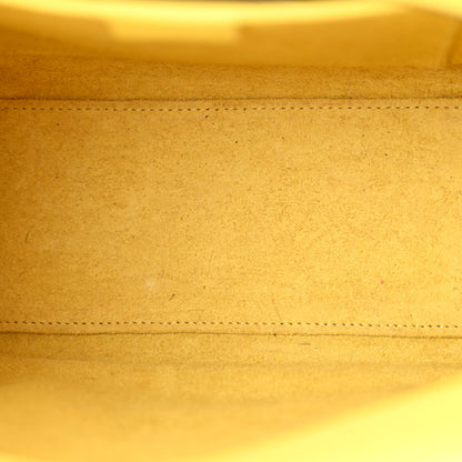 Celine Drummed Calfskin Nano Luggage Acacia 5 of 13