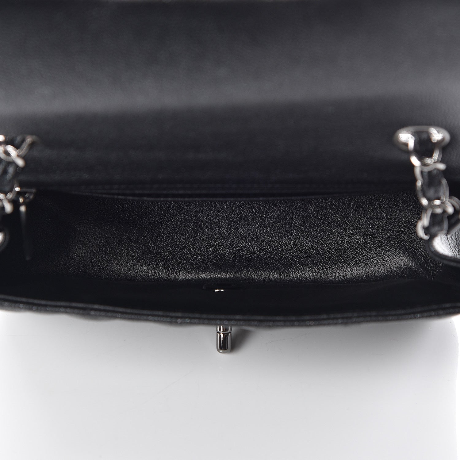 Chanel Iridescent Caviar Quilted Mini Rectangular Flap Black 3 of 9