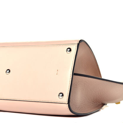 Fendi Vitello Dolce Shiny Nappa Petite 3Jours Tote Beige Chantilly 10 of 10