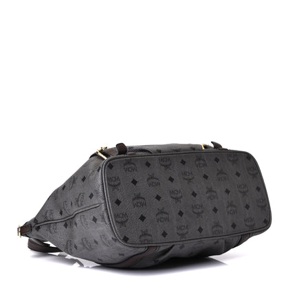 MCM Visetos Medium Essentials Shopper Tote Phantom Grey 6 of 11