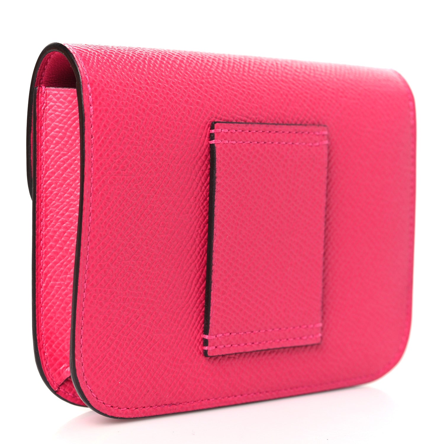Hermes Epsom Constance Slim Wallet Rose Mexico 4 of 9
