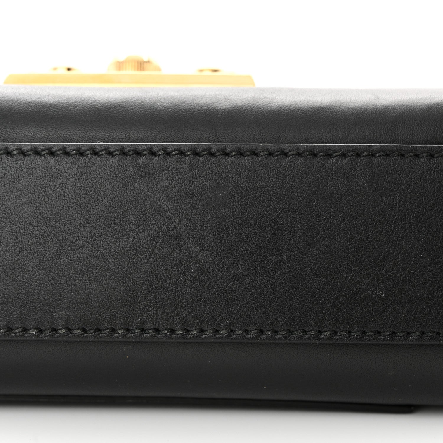 Gucci Calfskin Small Padlock Shoulder Bag Black 14 of 15