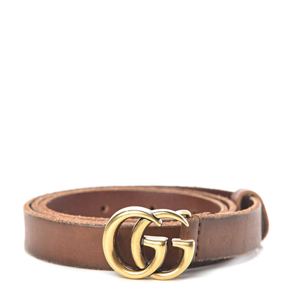 Gucci Faded Calfskin Double G 20mm Belt 80 32 Cuir 1 of 6