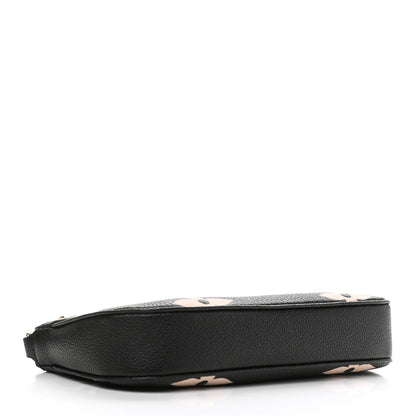 Louis Vuitton Empreinte Monogram Giant Multi Pochette Accessories Mini Pochette Black Beige 4 of 9