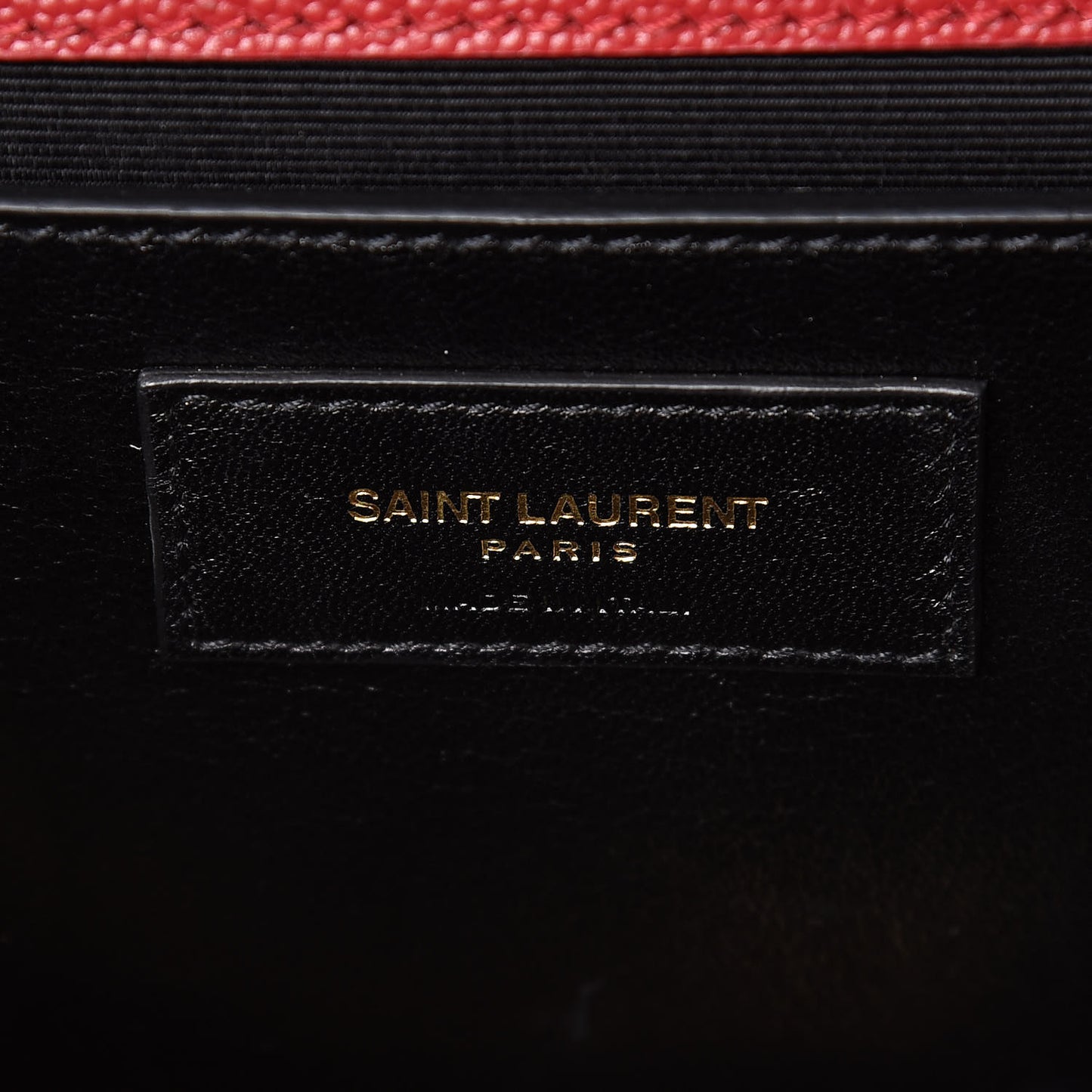 Grain De Poudre Medium Monogram Kate Satchel Red