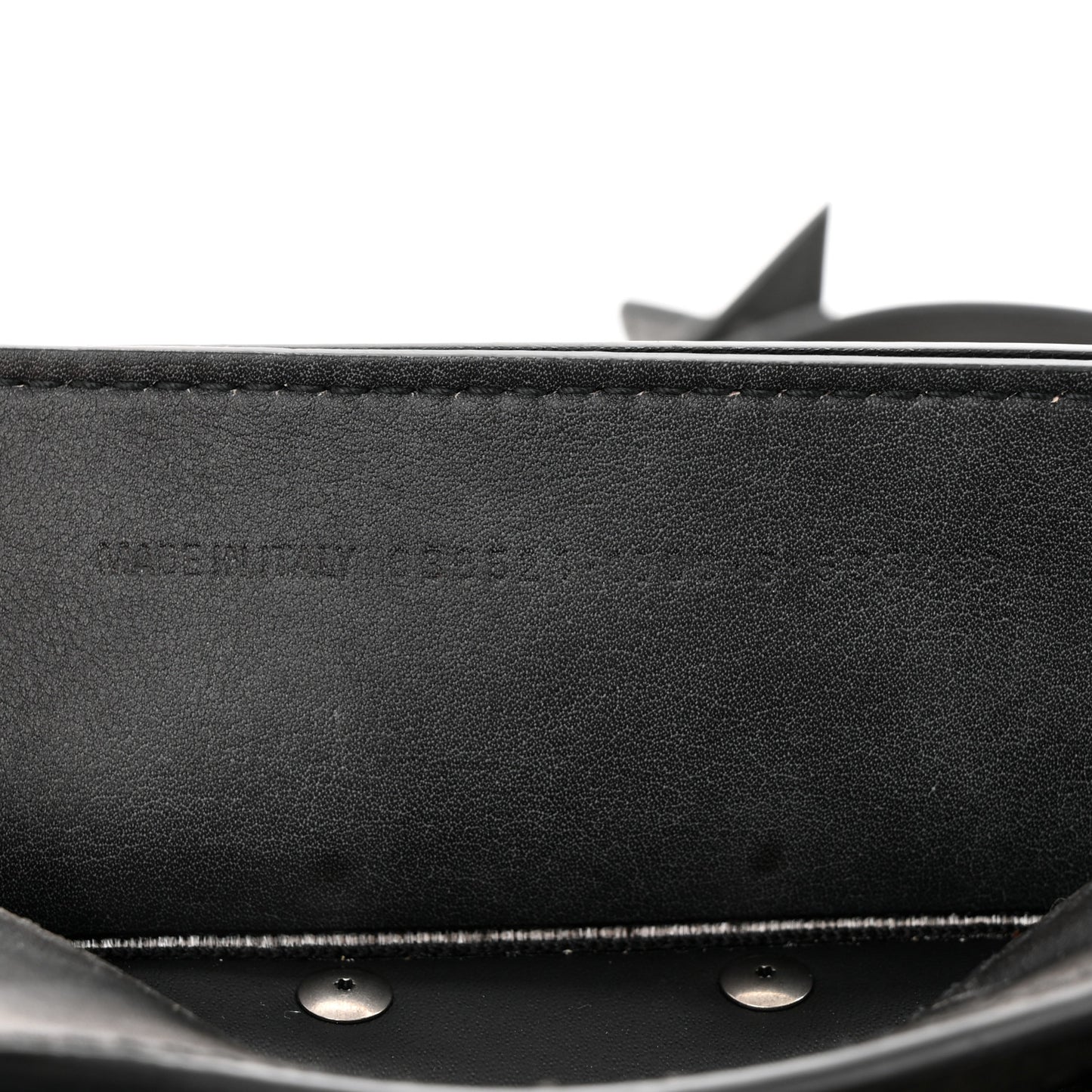 Used Calfskin Black Hardware Mini Neo Classic City Black