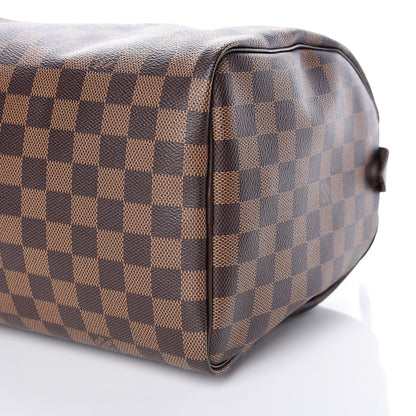 Louis Vuitton Damier Ebene Speedy 30 6 of 9