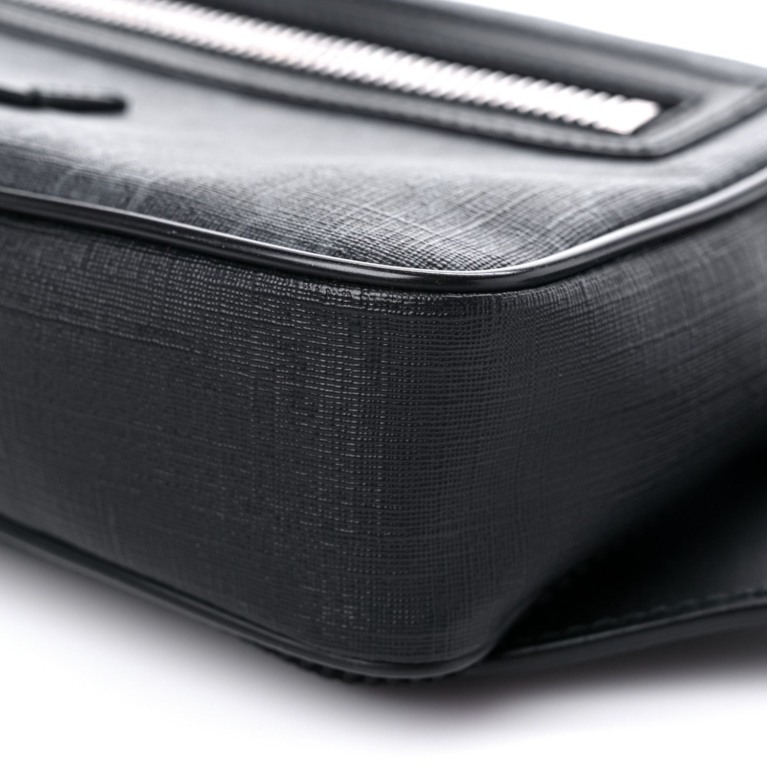 Gucci Soft GG Supreme Monogram Web Belt Bag Black Grey 9 of 9