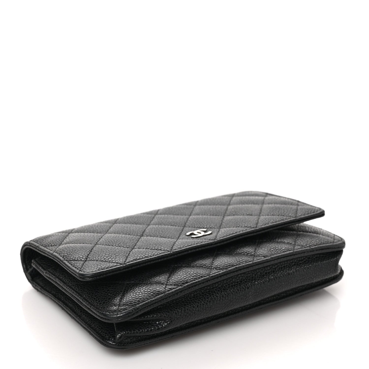 Chanel Caviar Quilted Wallet on Chain WOC Black 4 of 10